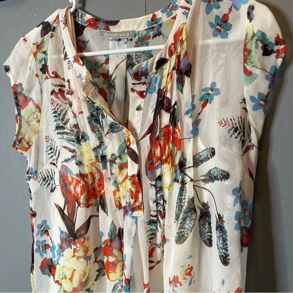 Daniel Rainn Malaika Henley Blouse size small - Picture 2 of 11